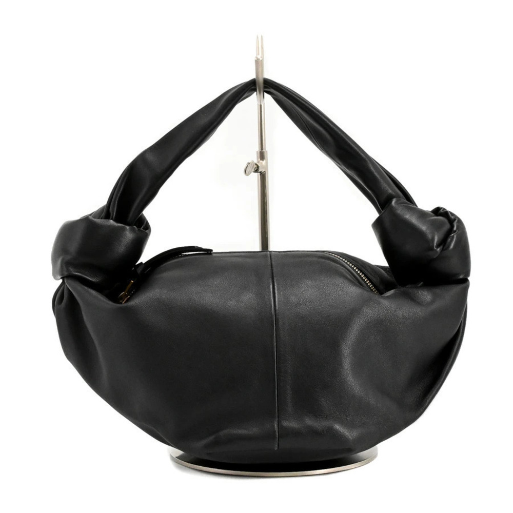 Bottega Veneta Double Knot Handbag Black